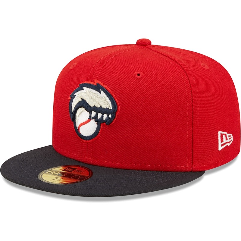 New Era New Hampshire Fisher Cats Red Authentic Collection Team Alternate 59FIFTY Fitted Hat