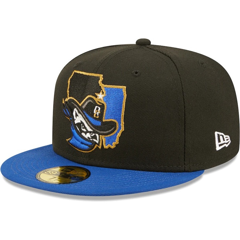New Era Quad Cities River Bandits Black Authentic Collection Team Alternate 59FIFTY Fitted Hat