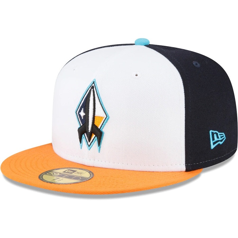 New Era Sugar Land Space Cowboys Black Authentic Collection Team 59FIFTY Fitted Hat