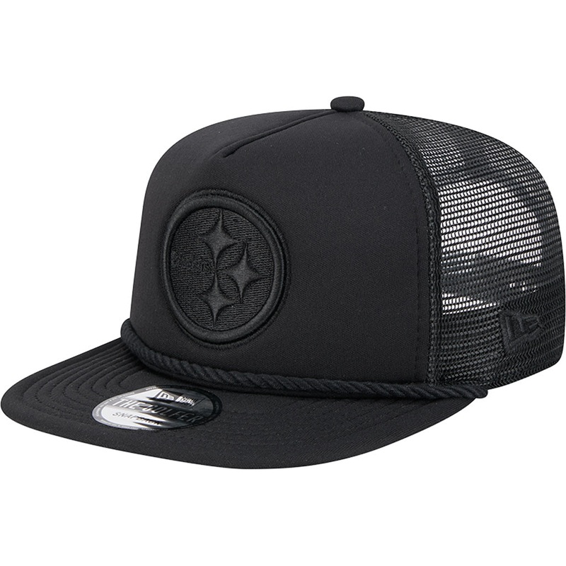 NFL Pittsburgh Steelers New Era Active Tone Golfer Snapback Hat – Black