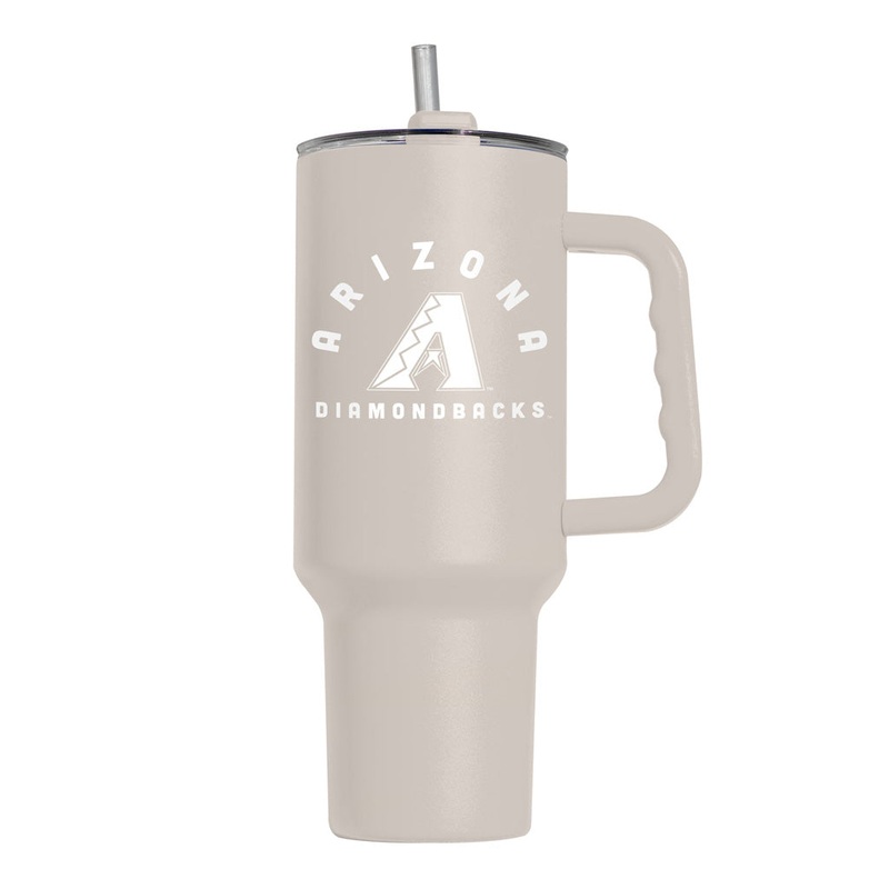 MLB Arizona Diamondbacks Logo Brands 40oz Sand Travel Tumbler