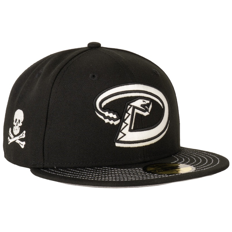 MLB Arizona Diamondbacks New Era Throwback Jolly Roger 59FIFTY Fitted Hat – Black