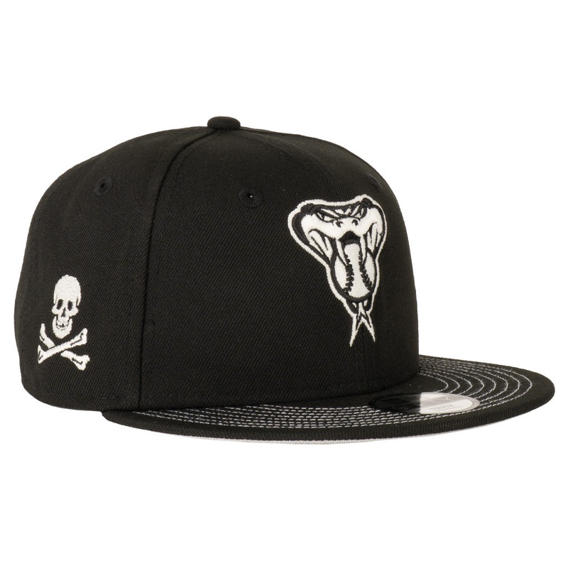 MLB Arizona Diamondbacks New Era Youth Jolly Roger 9FIFTY Snapback Hat – Black