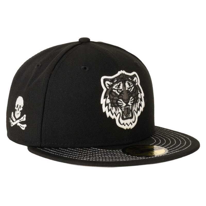 MLB Detroit Tigers New Era Jolly Roger 59FIFTY Fitted Hat – Black