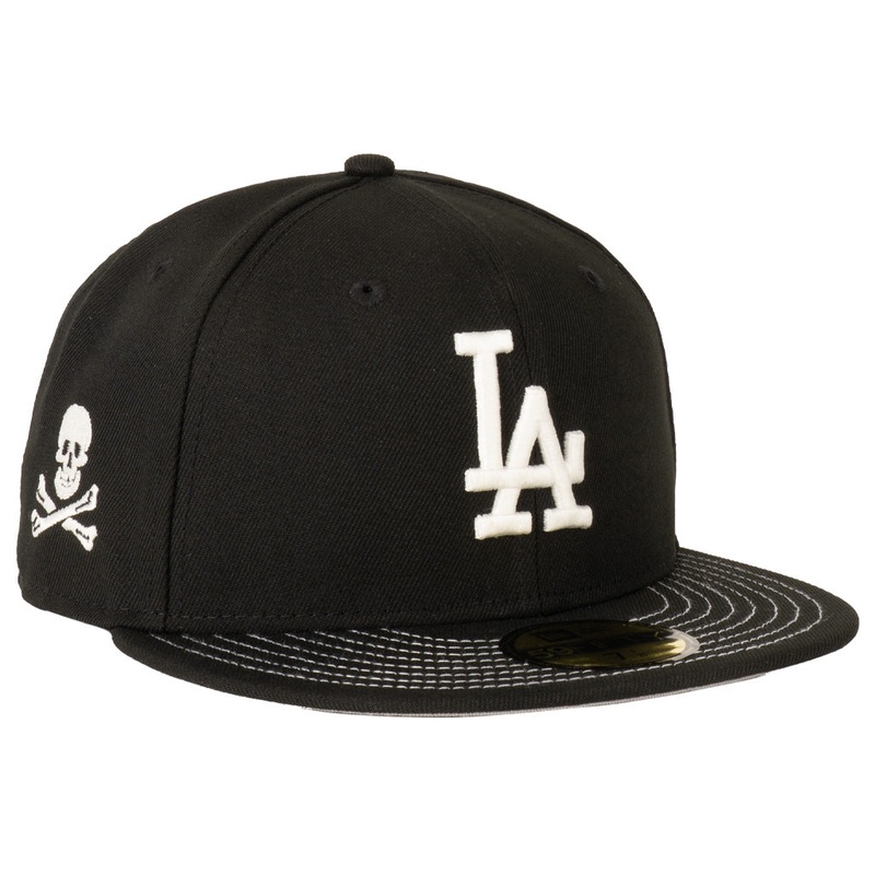 MLB Los Angeles Dodgers New Era Jolly Roger 59FIFTY Fitted Hat – Black