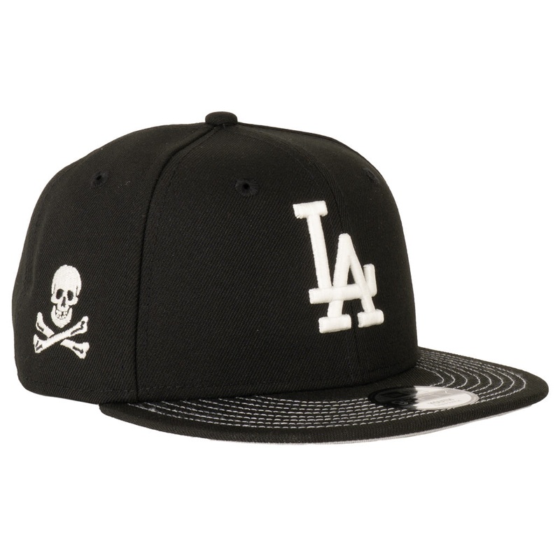 MLB Los Angeles Dodgers New Era Youth Jolly Roger 9FIFTY Snapback Hat – Black