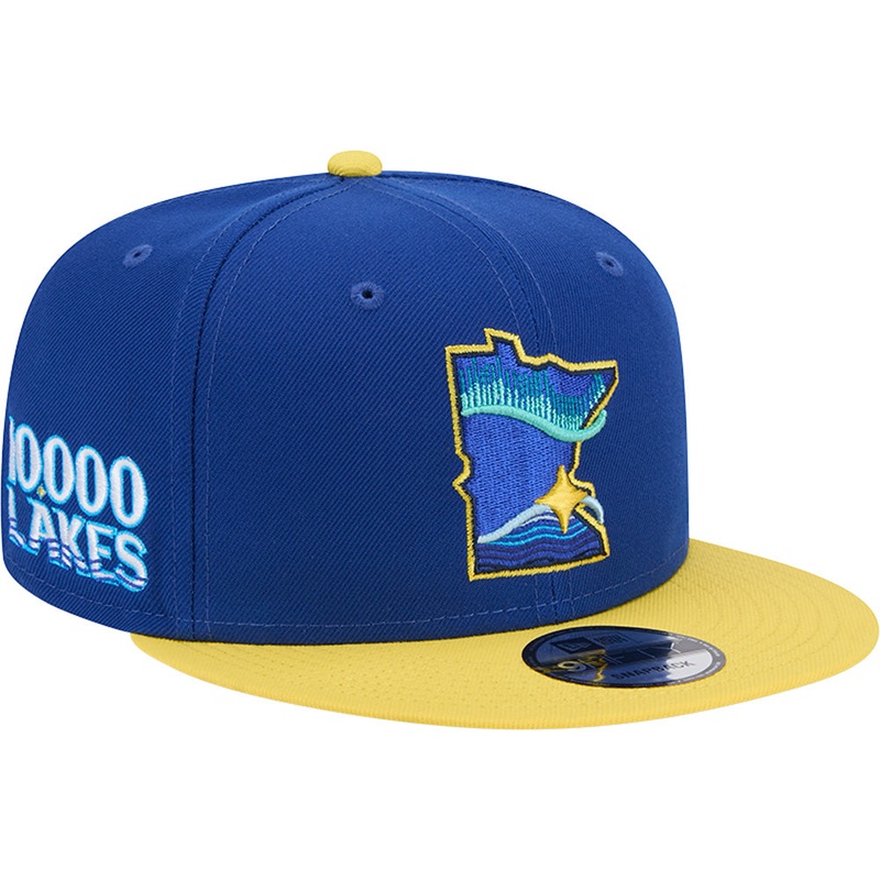 MLB Minnesota Twins New Era City Connect 9FIFTY Snapback Hat – Blue