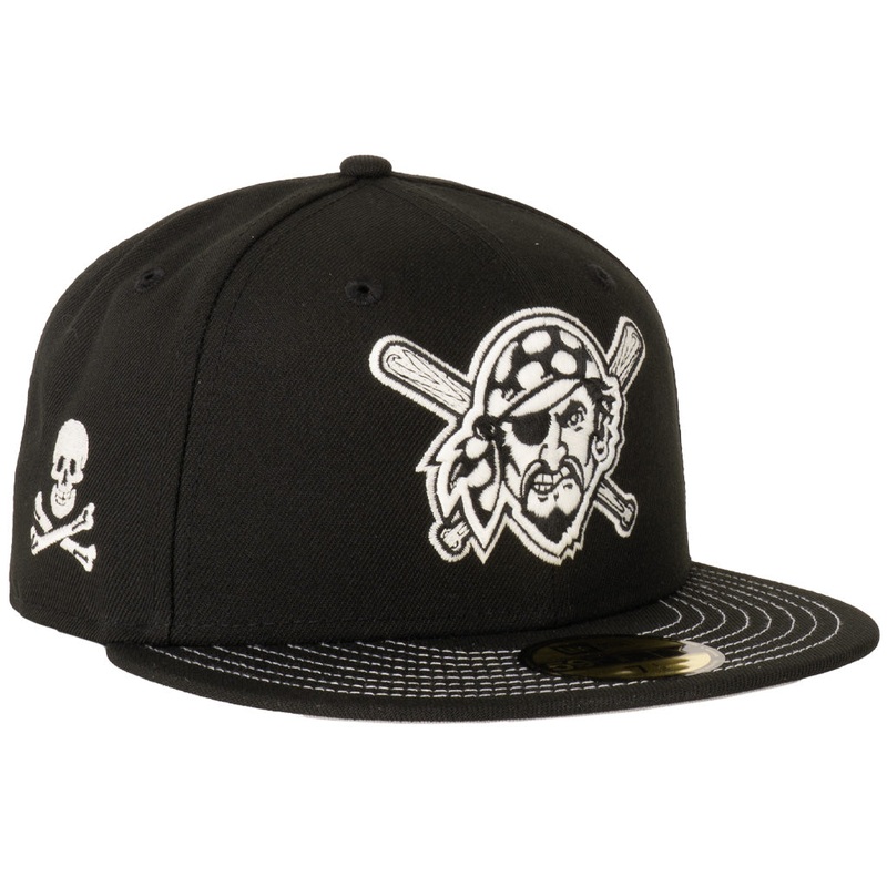 MLB Pittsburgh Pirates New Era Jolly Roger 59FIFTY Fitted Hat – Black