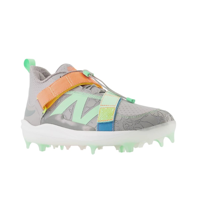 New Balance FuelCell Lindor COMPv2 Baseball Cleats Gray / Orange – (LLINDLS2)