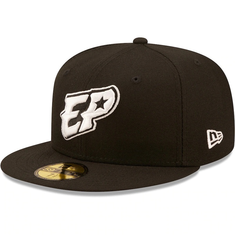 New Era El Paso Chihuahuas Black Authentic Collection 59FIFTY Fitted Hat