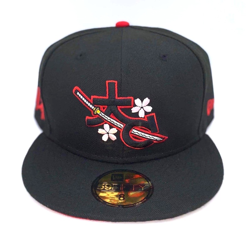 New Era TC Kawamoto Black/Red 59FIFTY Fitted Hat