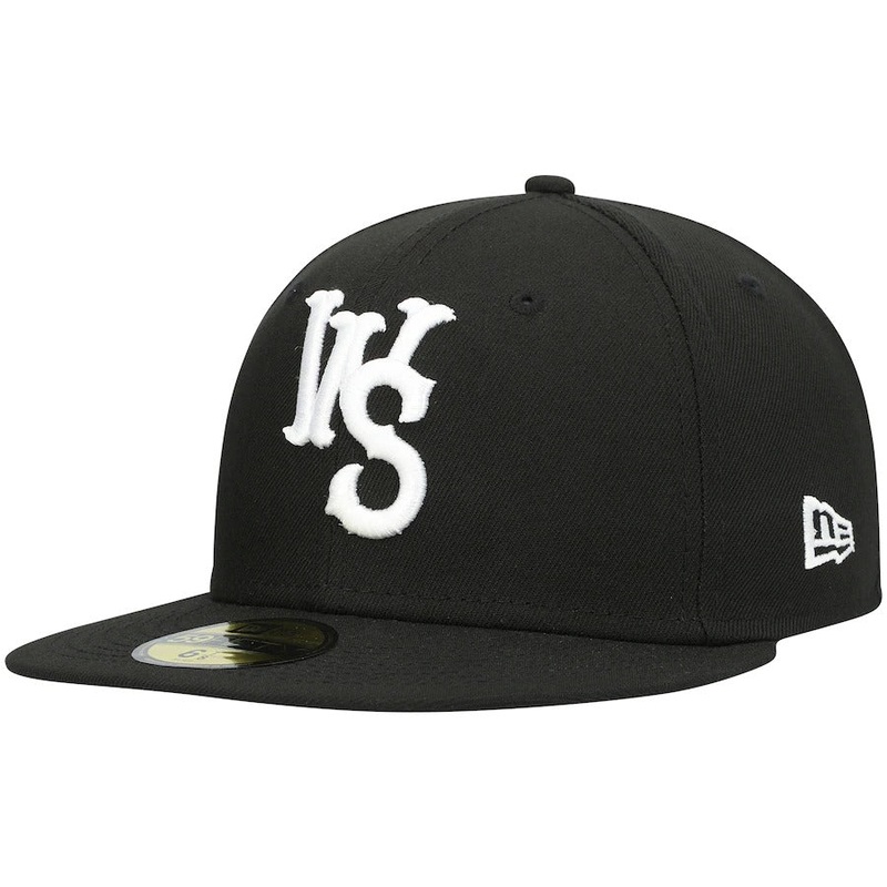 New Era Winston-Salem Dash Black Authentic Collection Team Home 59FIFTY Fitted Hat