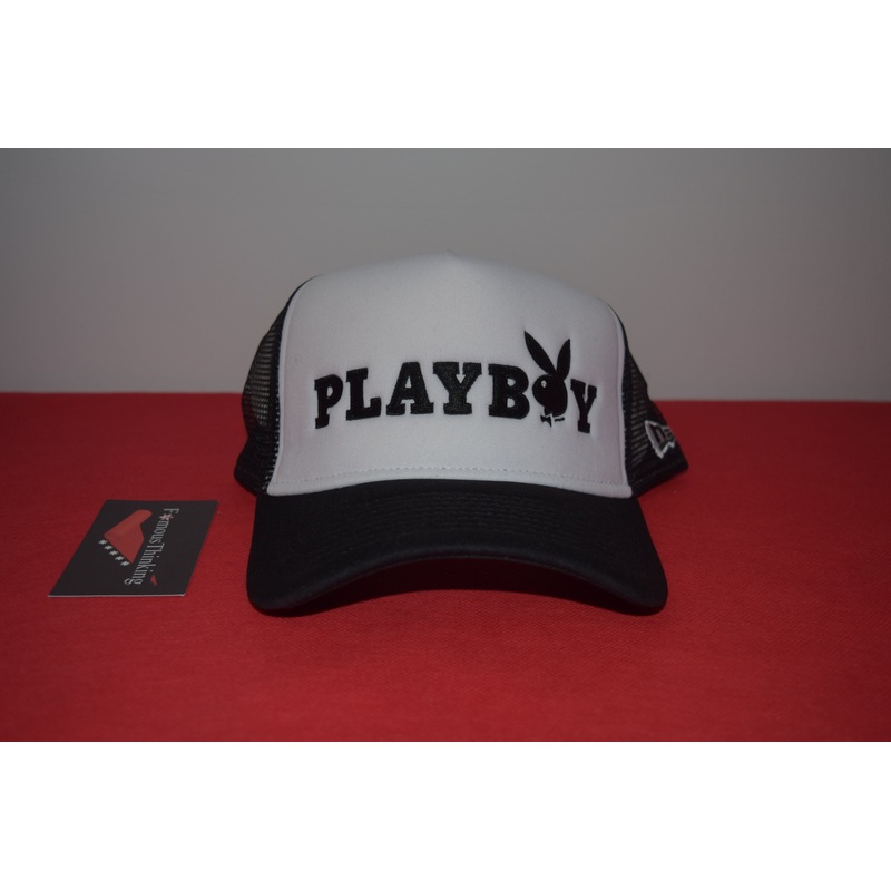 Playboy X New Era Black Mesh Snapback 9Forty