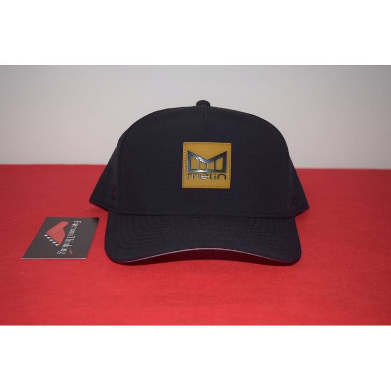Melin Stacked Hydro Odyssey Black Gum Snapback