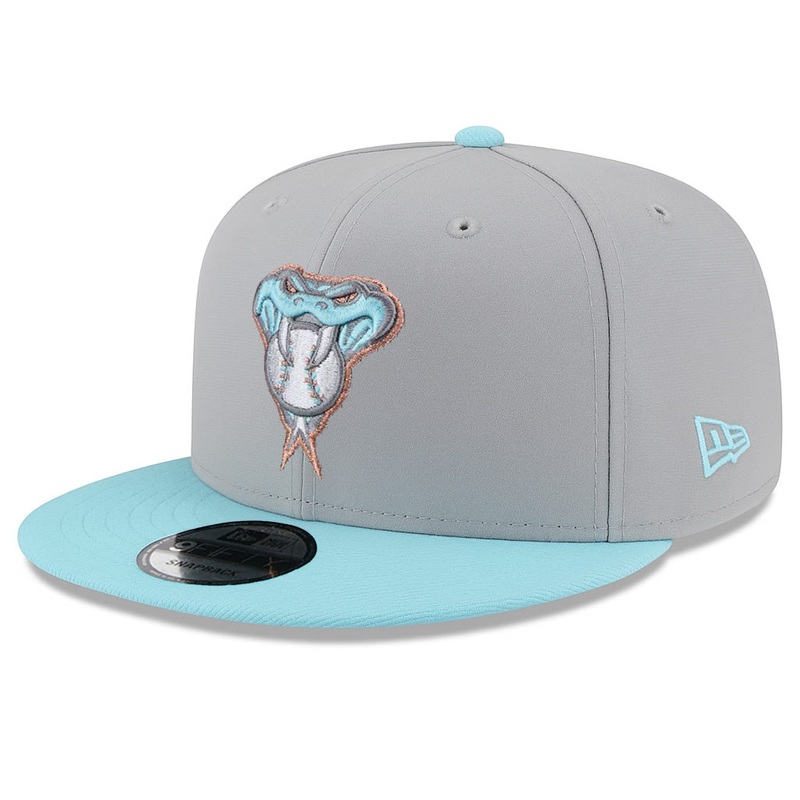 MLB Arizona Diamondbacks New Era 2025 Batting Practice 9FIFTY Snapback Hat – Graphite