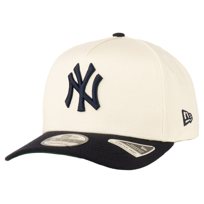 MLB New York Yankees New Era Primary Two-Tone TC 9FIFTY A-Frame Snapback Hat – Cream
