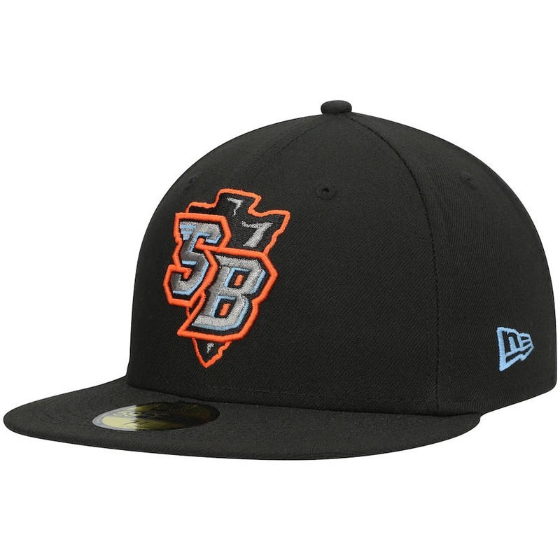 New Era Inland Empire 66ers Black Authentic Collection Team 59FIFTY Fitted Hat