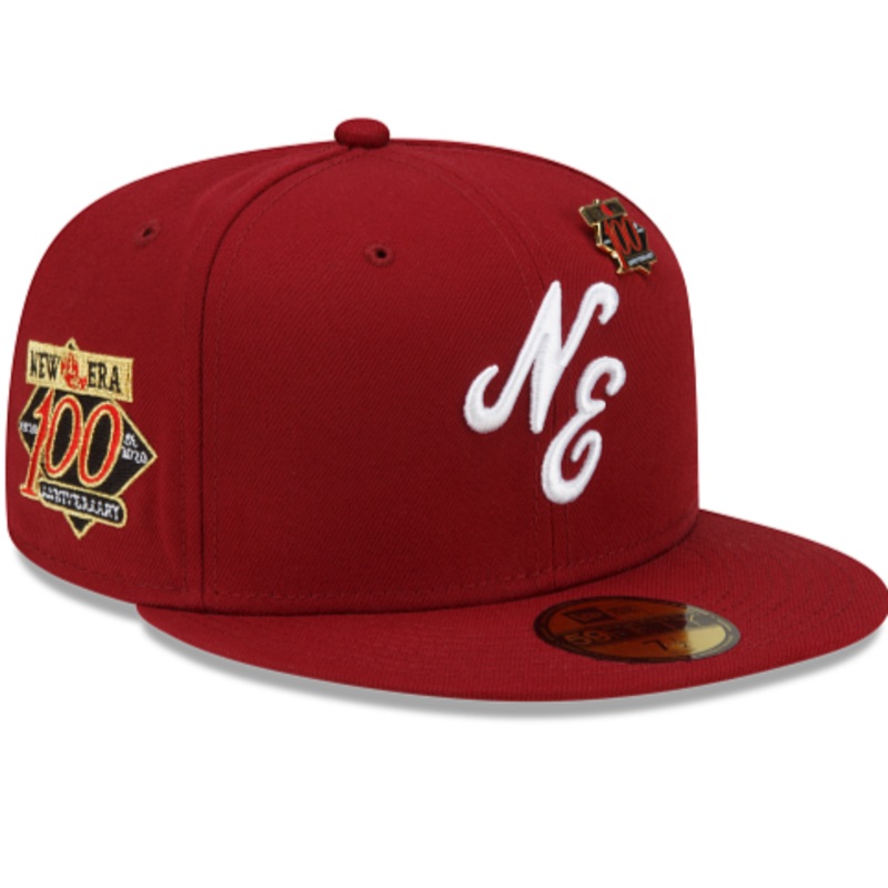 New Era Red 59FIFTY Day Fitted Hat