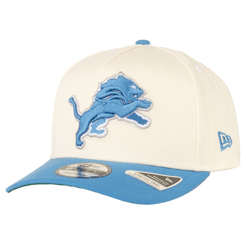 NFL Detroit Lions New Era Primary Two-Tone TC 9FIFTY A-Frame Snapback Hat – Cream