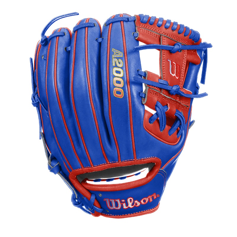 Wilson A2000 1786 11.5″ Infield Baseball Glove Dominican Flag Right Hand Thrower