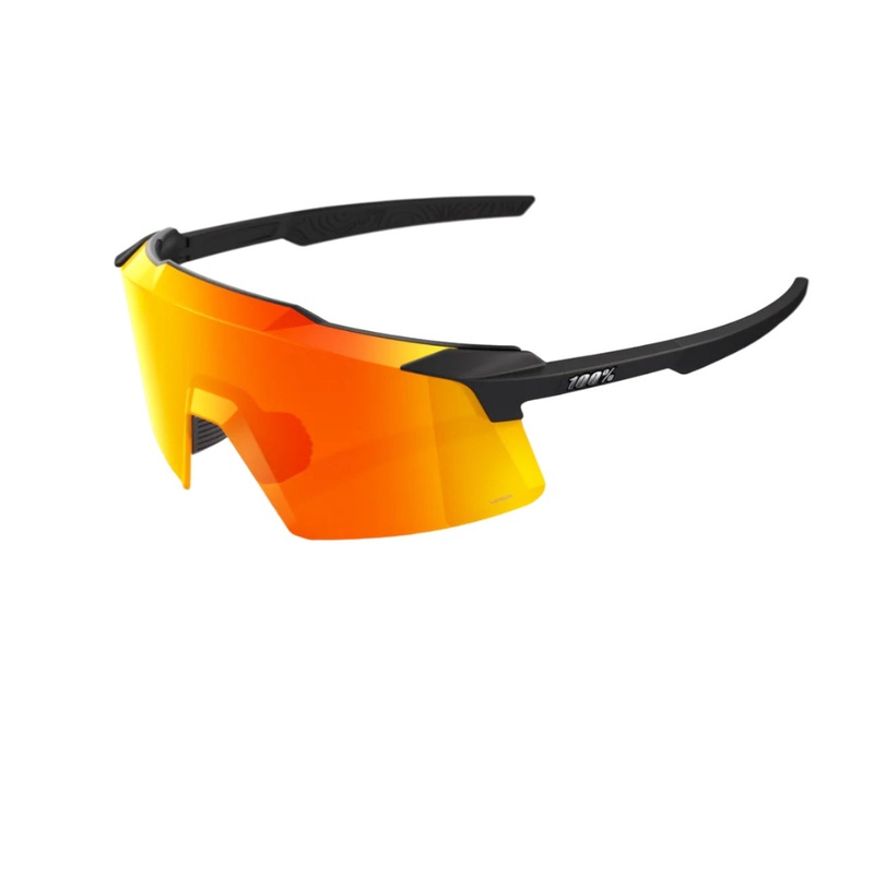 100% AEROCRAFT Soft Tact Black HiPER Red Multilayer Mirror Lens
