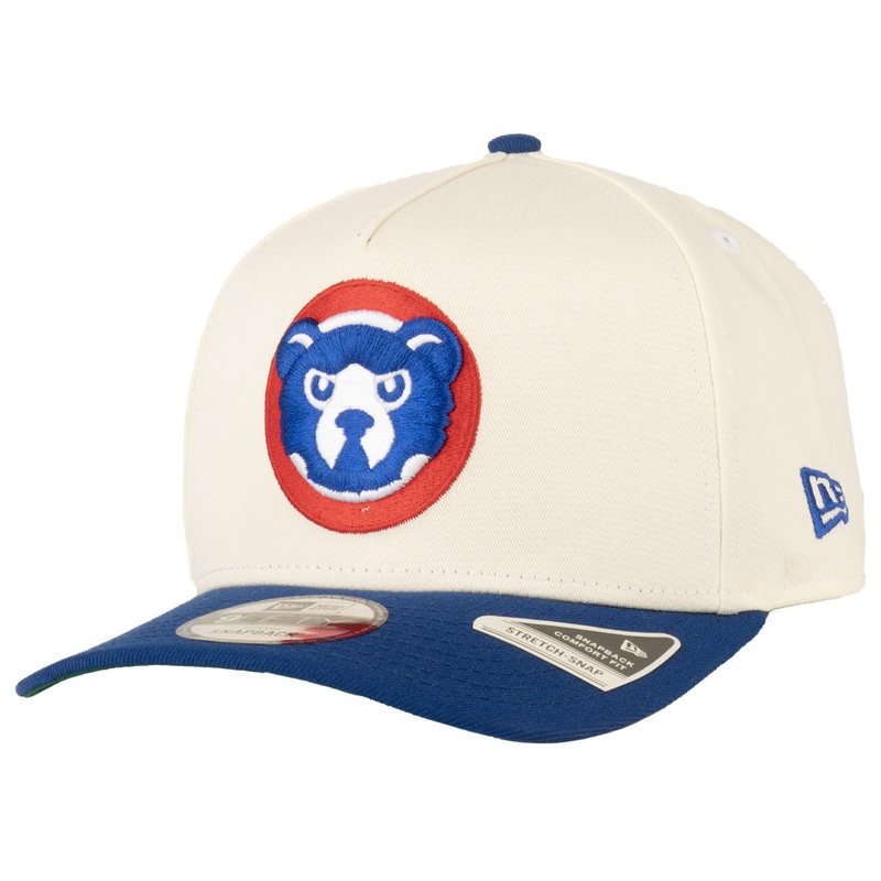 MLB Chicago Cubs New Era Throwback Two-Tone TC 9FIFTY A-Frame Snapback Hat – Cream