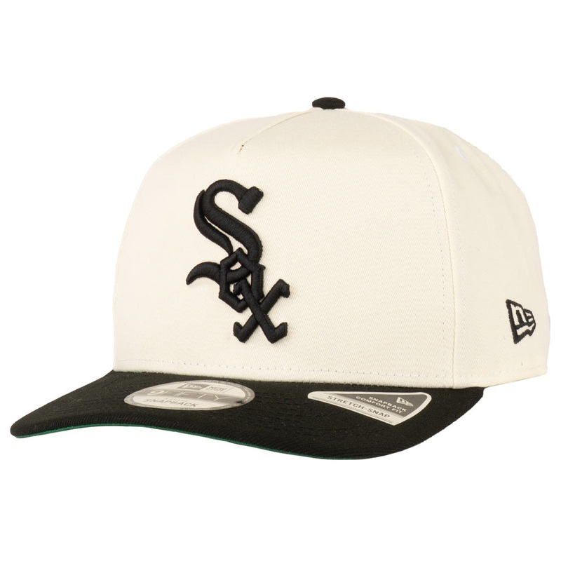 MLB Chicago White Sox New Era Primary Two-Tone TC 9FIFTY A-Frame Snapback Hat – Cream