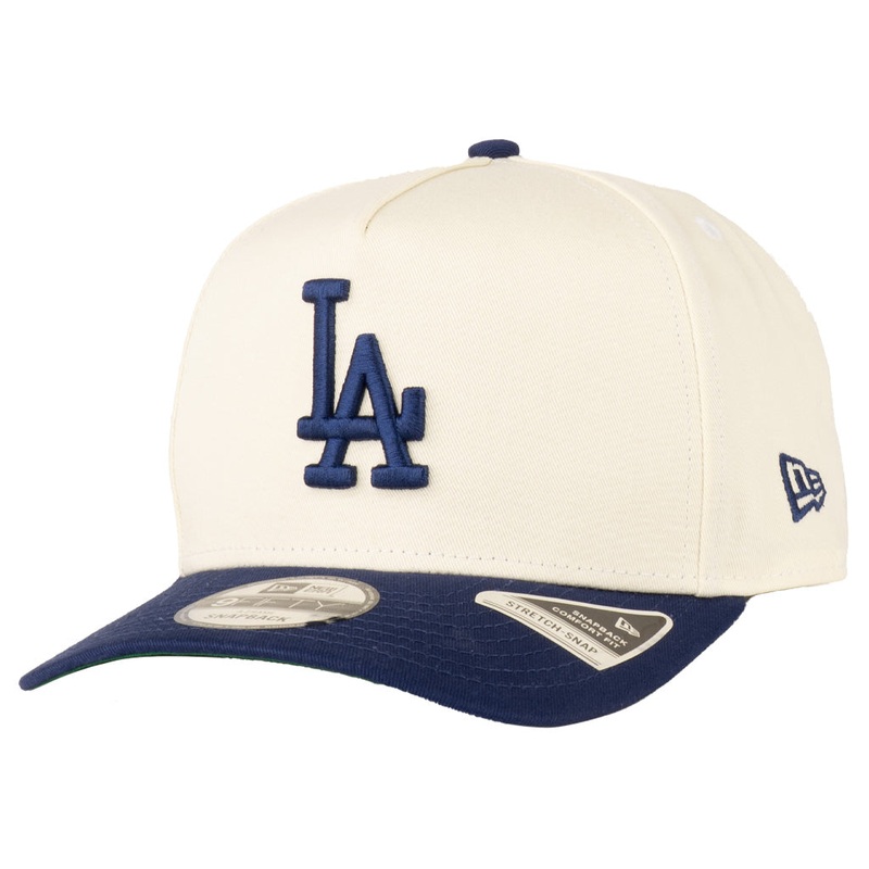 MLB Los Angeles Dodgers New Era Primary Two-Tone TC 9FIFTY A-Frame Snapback Hat – Cream