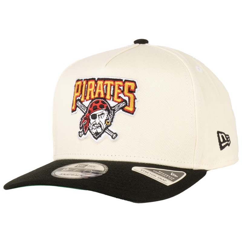 MLB Pittsburgh Pirates New Era Alternate Two-Tone TC 9FIFTY A-Frame Snapback Hat – Cream
