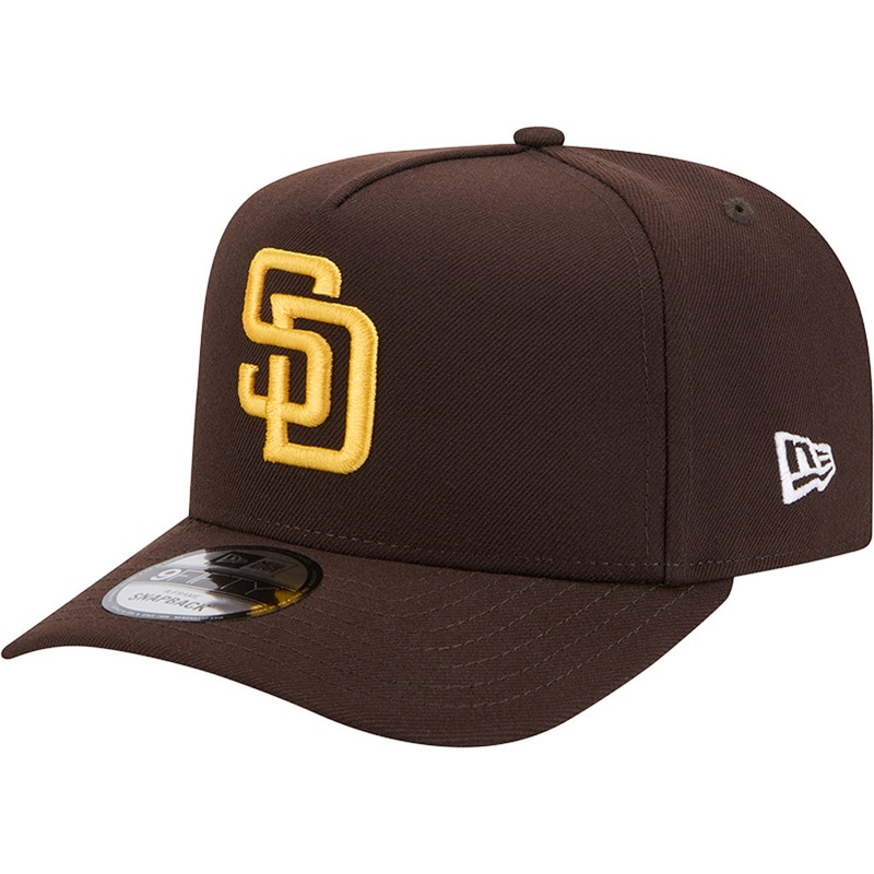 MLB San Diego Padres New Era OTC 9FIFTY A-Frame Hat – Brown