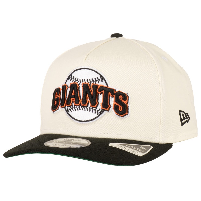 MLB San Francisco Giants New Era Primary Two-Tone TC 9FIFTY A-Frame Snapback Hat – Cream
