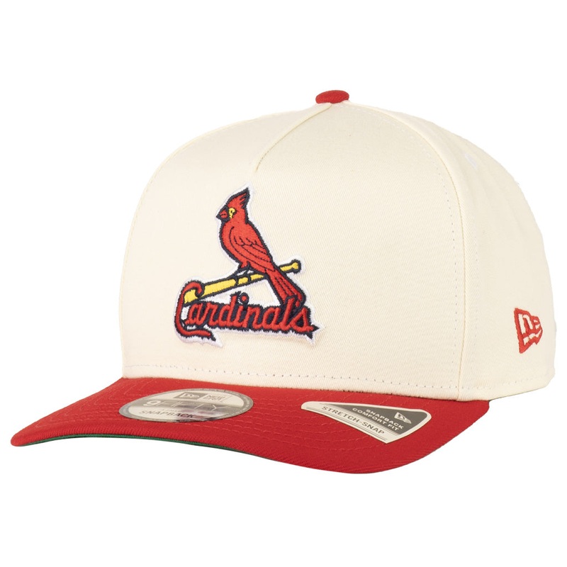 MLB St. Louis Cardinals New Era Primary Two-Tone TC 9FIFTY A-Frame Snapback Hat – Cream