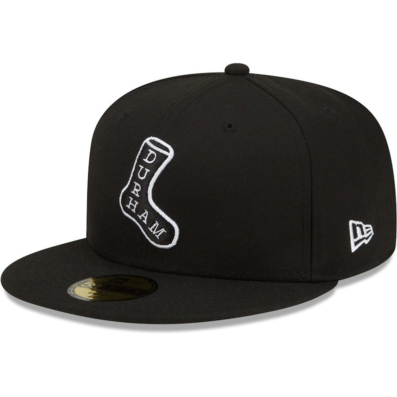 New Era Durham Bulls Black Sox Theme Night 59FIFTY Fitted Hat