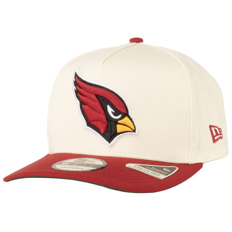 NFL Arizona Cardinals New Era Primary Two-Tone TC 9FIFTY A-Frame Snapback Hat – Cream