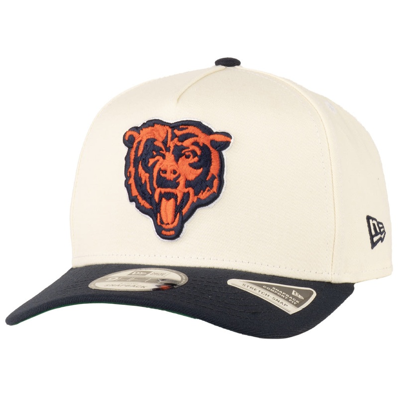 NFL Chicago Bears New Era Primary Two-Tone TC 9FIFTY A-Frame Snapback Hat – Cream