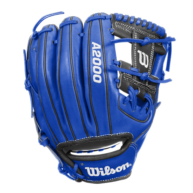 Wilson A2000 1786 11.5″ Infield Baseball Glove – Royal/Black – Right Hand Thrower