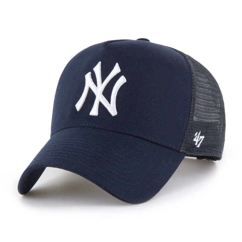 MLB New York Yankees ’47 Ballpark Offside Snapback Trucker Hat – Navy