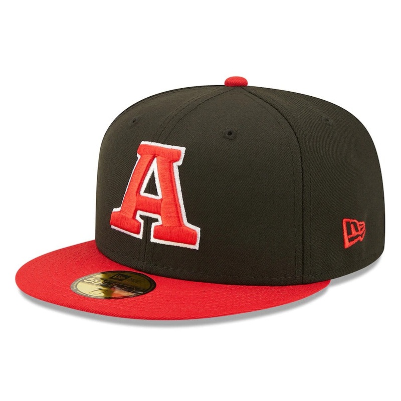 New Era Round Rock Express Black/Red Black Senators Theme Night 59FIFTY Fitted Hat