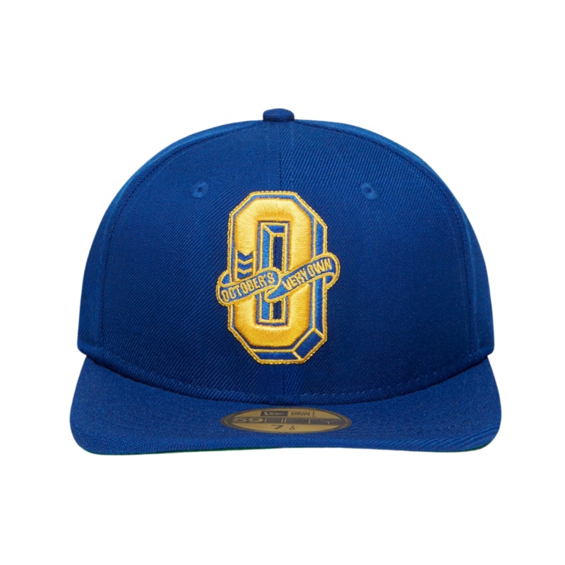New Era x OVO Varsity Logo Royal/Yellow 59FIFTY Fitted Hat