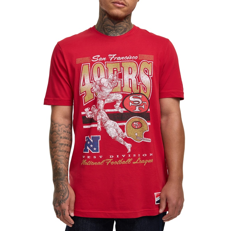 San Francisco 49ers Throwback Distress T-Shirt
