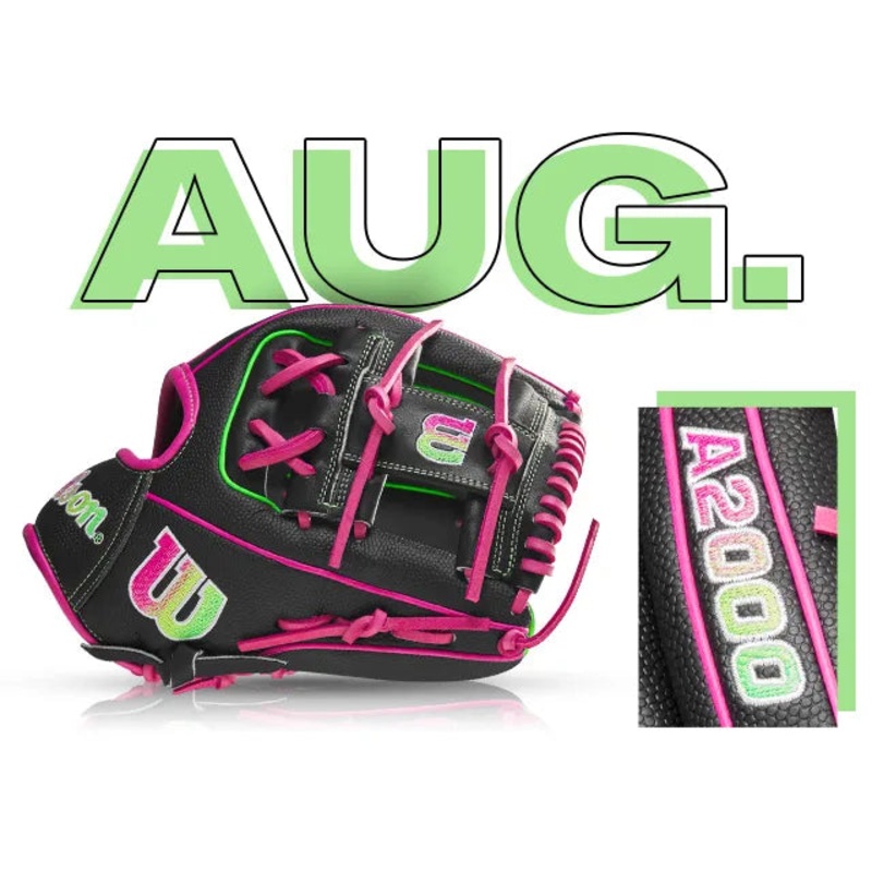 Wilson A2000 GOTM AUG 2023 Black Pink