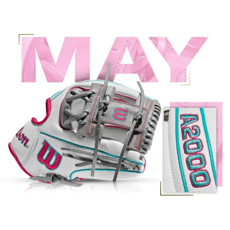 Wilson A2000 GOTM MAY 2022 White Gray