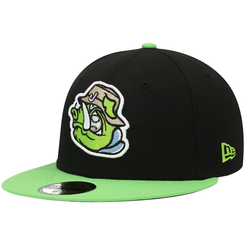 New Era Hartford Yard Goats Black/Green Theme Night 59FIFTY Fitted Hat