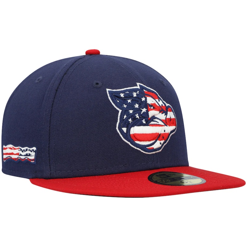 New Era Lehigh Valley IronPigs Navy Theme Night 59FIFTY Fitted Hat