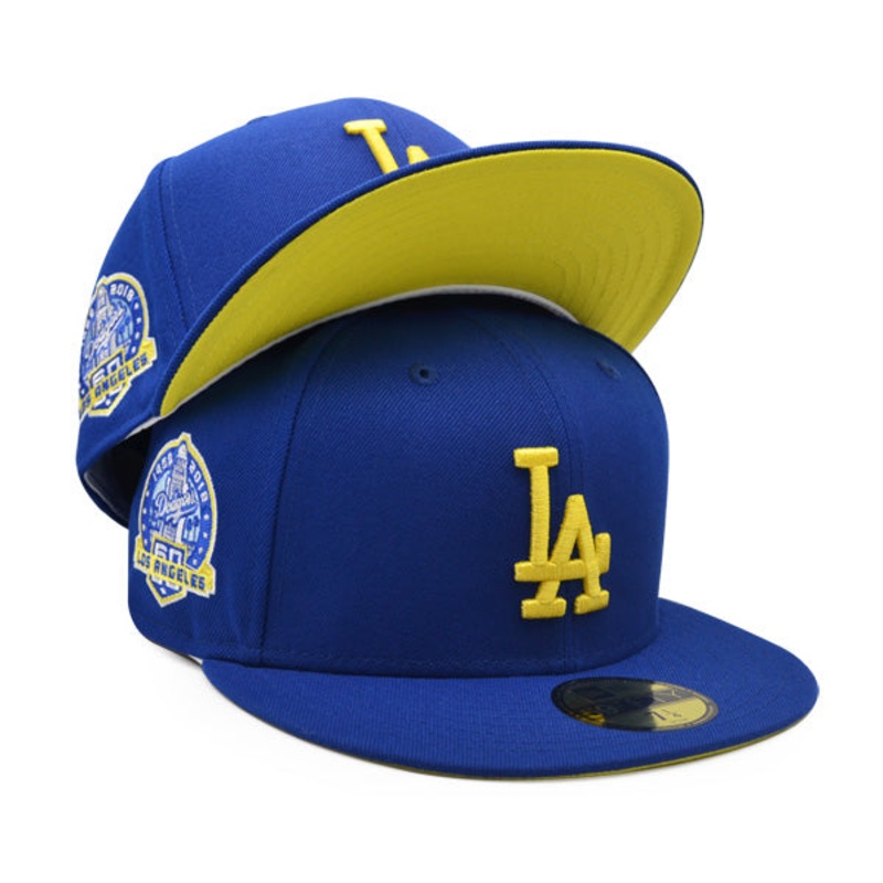 New Era Los Angeles Dodgers 60th Anniversary Royal/Moonbeam 59FIFTY Fitted Hat
