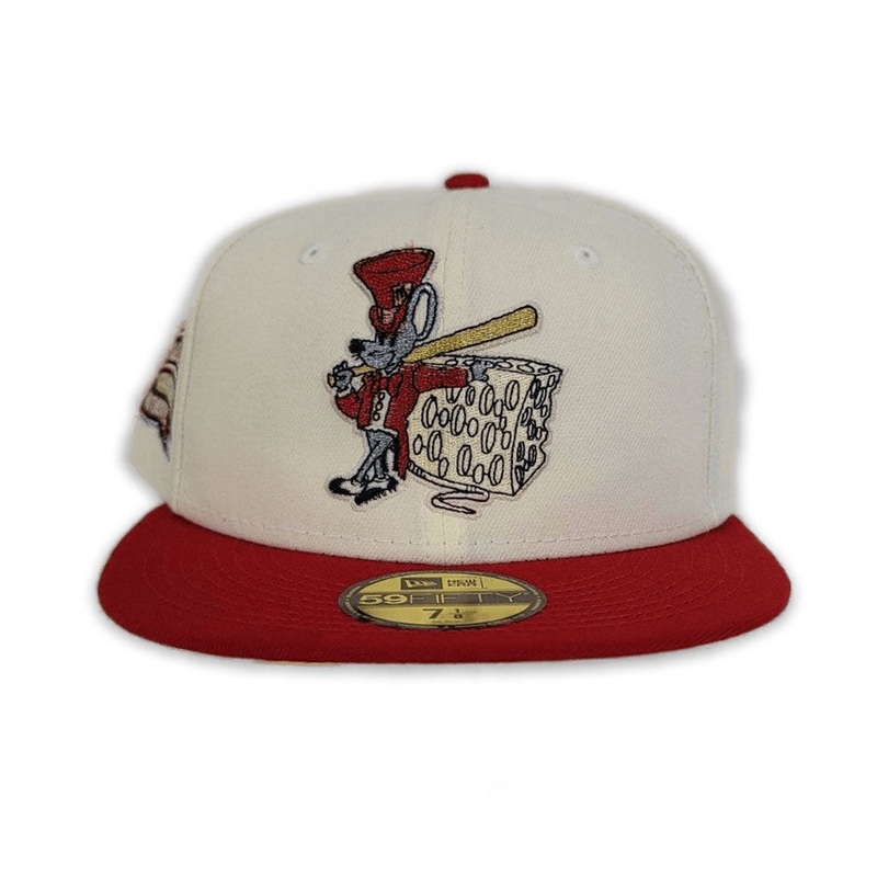 New Era Off White Madison Hatters Hometown Collection 59FIFTY Fitted Hat