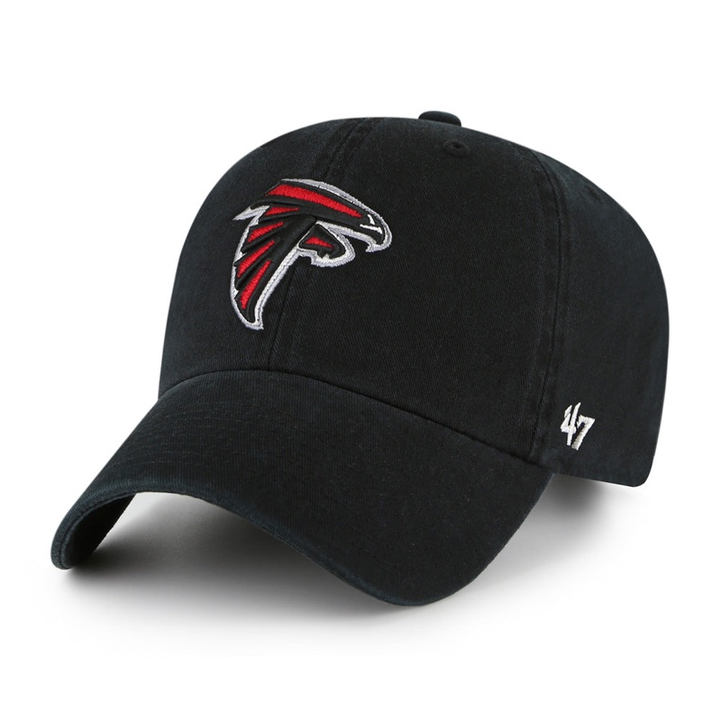 NFL Atlanta Falcons ’47 Clean Up Adjustable Hat – Black