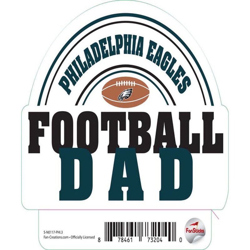 NFL Philadelphia Eagles Fan Creations Dad Sticker