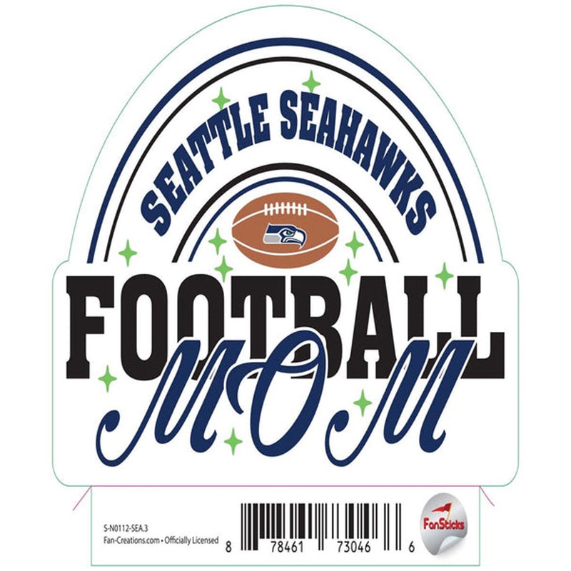 NFL Seattle Seahawks Fan Creations Mom Sticker