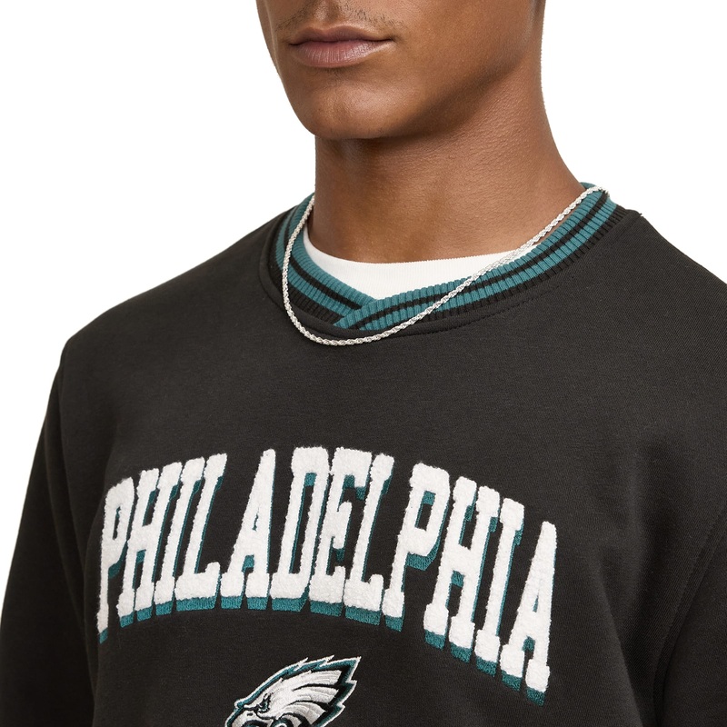 Philadelphia Eagles Sport Night Black Crewneck
